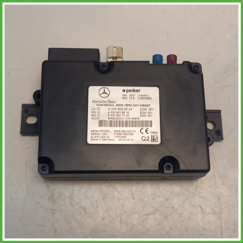 Centralina Bluetooth MERCEDES-BENZ Classe A W176 A2059016810 2015 2018