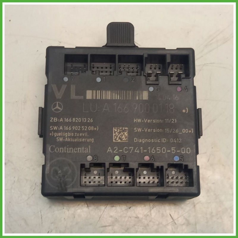 Centralina Porta CONTINENTAL A2-C741-1650-5-00 MERCEDES-BENZ Classe A W176 A1669003902 2015 2018