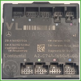 Centralina Porta CONTINENTAL A2-C741-1650-5-00 MERCEDES-BENZ Classe A W176 A1669003902 2015 2018