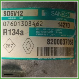 Compressore Clima AC Aria Condizionata SANDEN SD6V12 RENAULT CLIO 2a Serie 8200840770