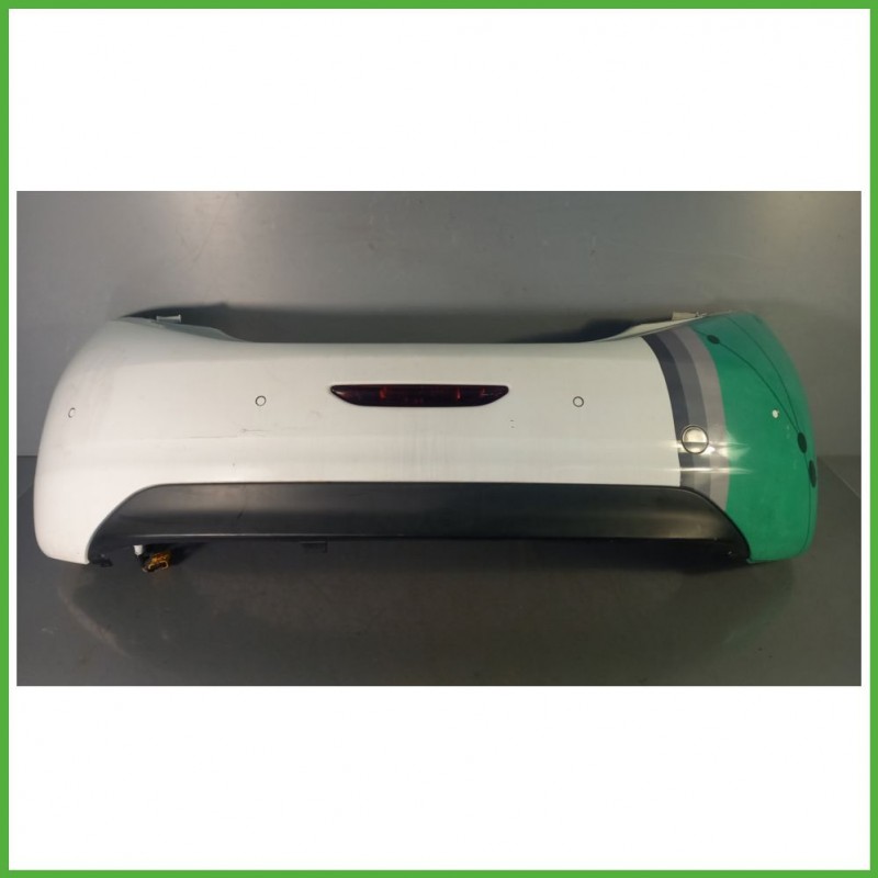 Paraurti Posteriore PEUGEOT 208 Berlina BIANCO BANCHISA EWP 1607254680 2012 2015 Originale Usato