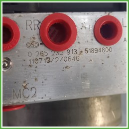 Centralina ABS Modulo Pompa BOSCH 0265801124 71771143 FIAT PUNTO VAN 51 Originale Usato
