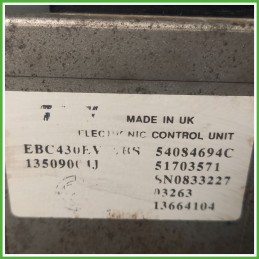 Centralina ABS Modulo Pompa TRW EBC430EV 71740272 LANCIA YPSILON TE Originale Usato