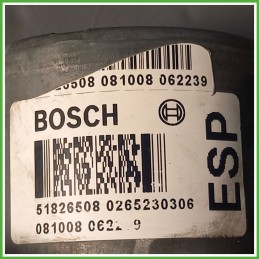 Centralina ABS Modulo Pompa BOSCH 0265950973 71771141 FIAT GRANDE PUNTO 4C Originale Usato