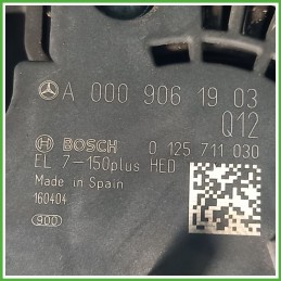 Alternatore BOSCH 0125711030 MERCEDES-BENZ Classe A W176 A0009061903