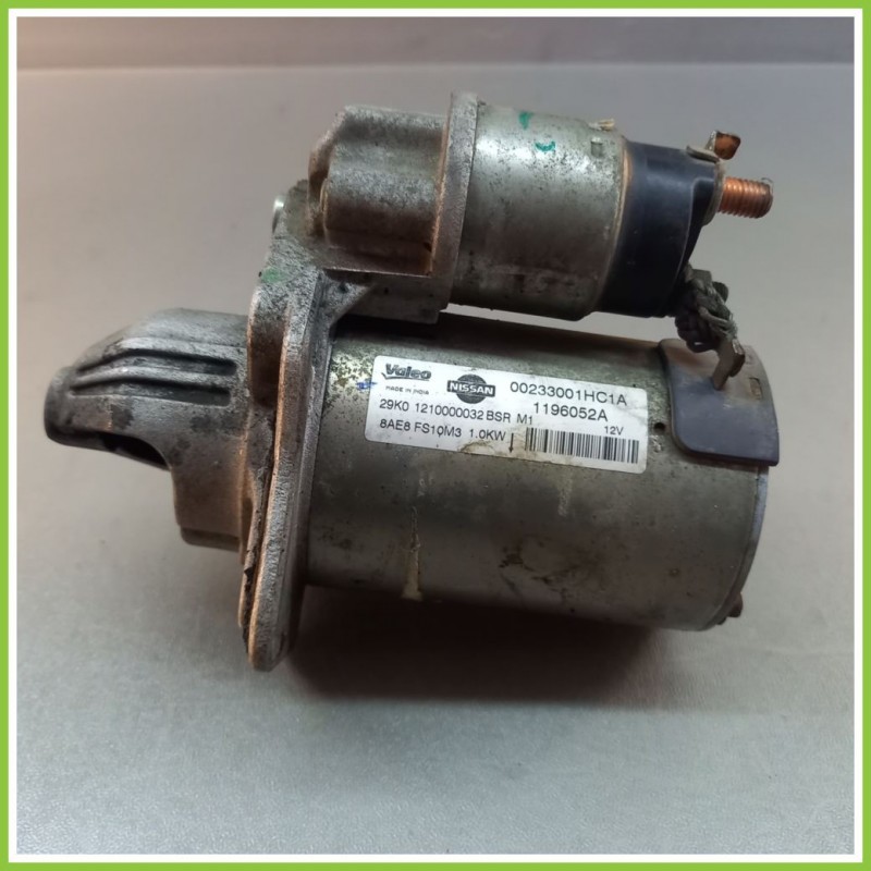 Motorino Avviamento VALEO 12V 1.0Kw NISSAN Micra (K13K) 2010 8AE8 Usato