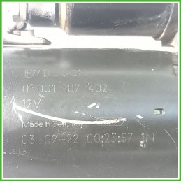 Motorino Avviamento BOSCH 001107402 OPEL CORSA X01 93184534