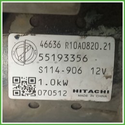 Motorino Avviamento HITACHI S114.906 FIAT BRAVO 3L 51890631