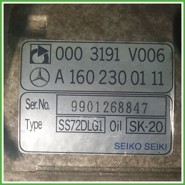 Compressore Clima AC Aria Condizionata SEIKO SEIKI SS72DLG1 SMART COUPE C450 A1602300111
