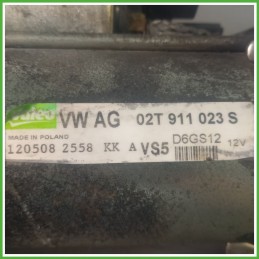 Motorino Avviamento VALEO D6GS12 SEAT IBIZA 6J 02T911024N
