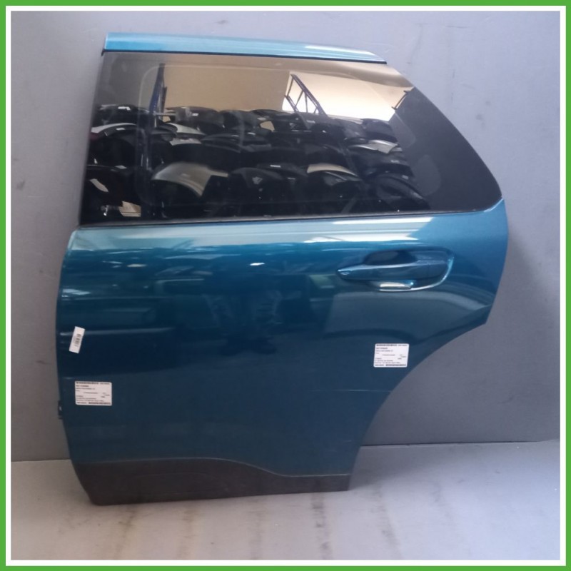 Porta Portiera Sportello Posteriore Sinistra SX BLU ULTRA EMERAUDE PERLA ETX CITROEN C4 CACTUS Berlina 2018 2019 Usato