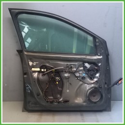 Porta Portiera Sportello Anteriore Sinistra SX GRIGIO SCURO VOLKSWAGEN POLO 6R Berlina 2009 2012 Originale Usato