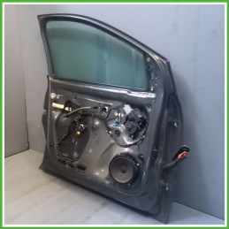 Porta Portiera Sportello Anteriore Sinistra SX GRIGIO SCURO VOLKSWAGEN POLO 6R Berlina 2009 2012 Originale Usato