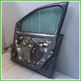Porta Portiera Sportello Anteriore Destra DX GRIGIO SCURO VOLKSWAGEN POLO 6R Berlina 2009 2012 Originale Usato