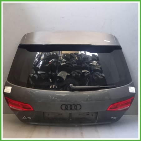 Portellone Bagagliaio Cofano Baule Posteriore AUDI A3 8V 2016 2021 GRIGIO 6Y Z7S Berlina Originale Usato