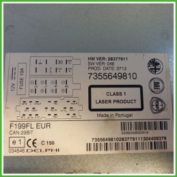 Autoradio FIAT PUNTO 6U 1.2 8V 735564981 2013 2015 DELPHI 28377911