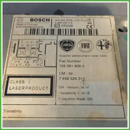 Autoradio ALFA ROMEO MiTo X6 1.4 156091908 2008 2011 BOSCH 7648526318