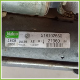 Motorino Avviamento VALEO 12V 1.3Kw LANCIA Ypsilon (Te) 2006 D6G32 Usato