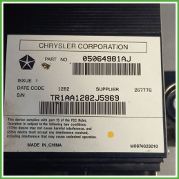Amplificatore FIAT FREEMONT 24 2.0 K05064981AJ 2011