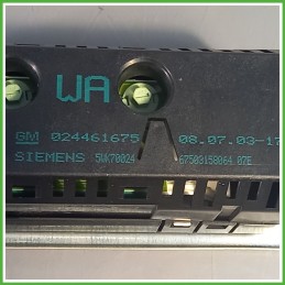 Display Orologio OPEL AGILA H00 1.2 16V 024461675 2000 2004 SIEMENS 5W70024