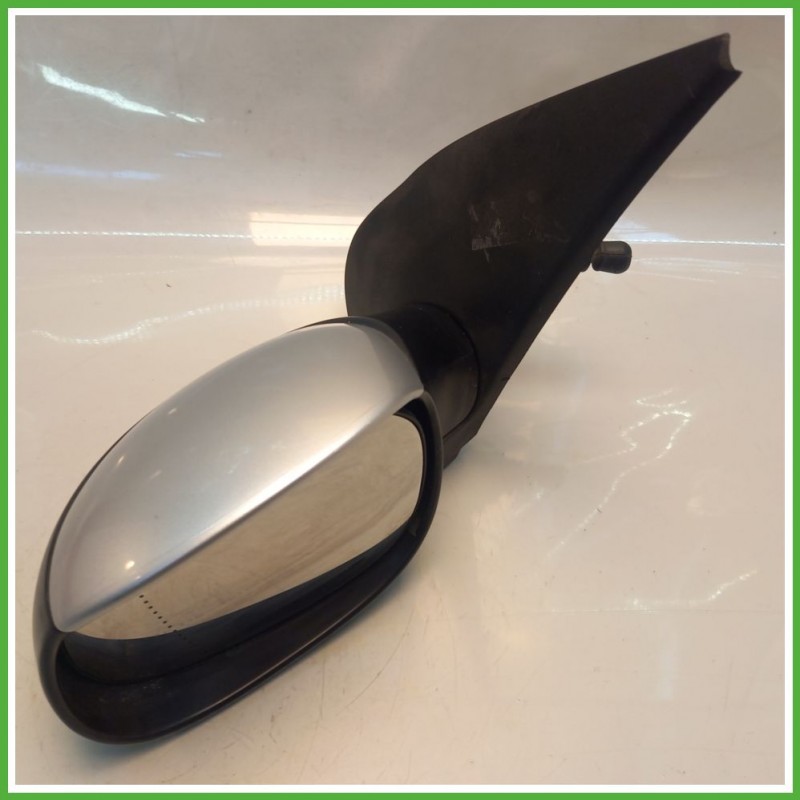 Specchio Specchietto Retrovisore Sinistro SX GRIGIO PEUGEOT 206 1998 2009 MAGNETI MARELLI Originale Usato