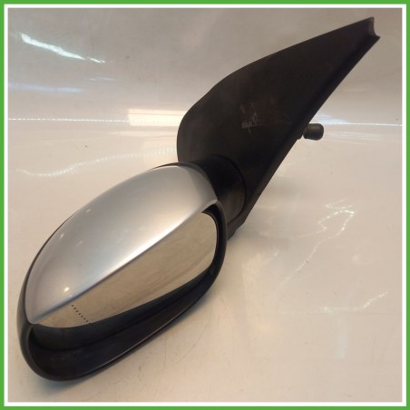 Specchio Specchietto Retrovisore Sinistro SX GRIGIO PEUGEOT 206 1998 2009 MAGNETI MARELLI Originale Usato