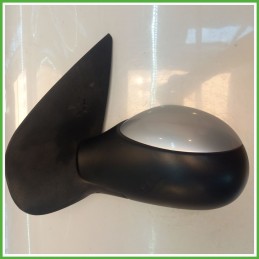 Specchio Specchietto Retrovisore Sinistro SX GRIGIO PEUGEOT 206 1998 2009 MAGNETI MARELLI Originale Usato