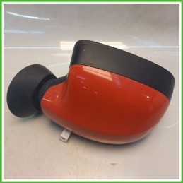 Specchio Specchietto Retrovisore Sinistro SX ROSSO DACIA SANDERO 2008 2013 FICOSA FICOMIRRORS Originale Usato