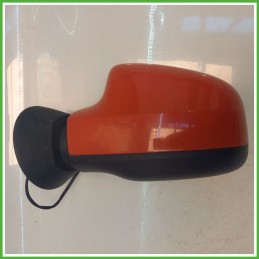Specchio Specchietto Retrovisore Sinistro SX ROSSO DACIA SANDERO 2008 2013 FICOSA FICOMIRRORS Originale Usato