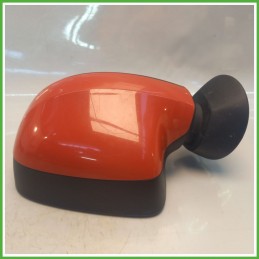 Specchio Specchietto Retrovisore Sinistro SX ROSSO DACIA SANDERO 2008 2013 FICOSA FICOMIRRORS Originale Usato