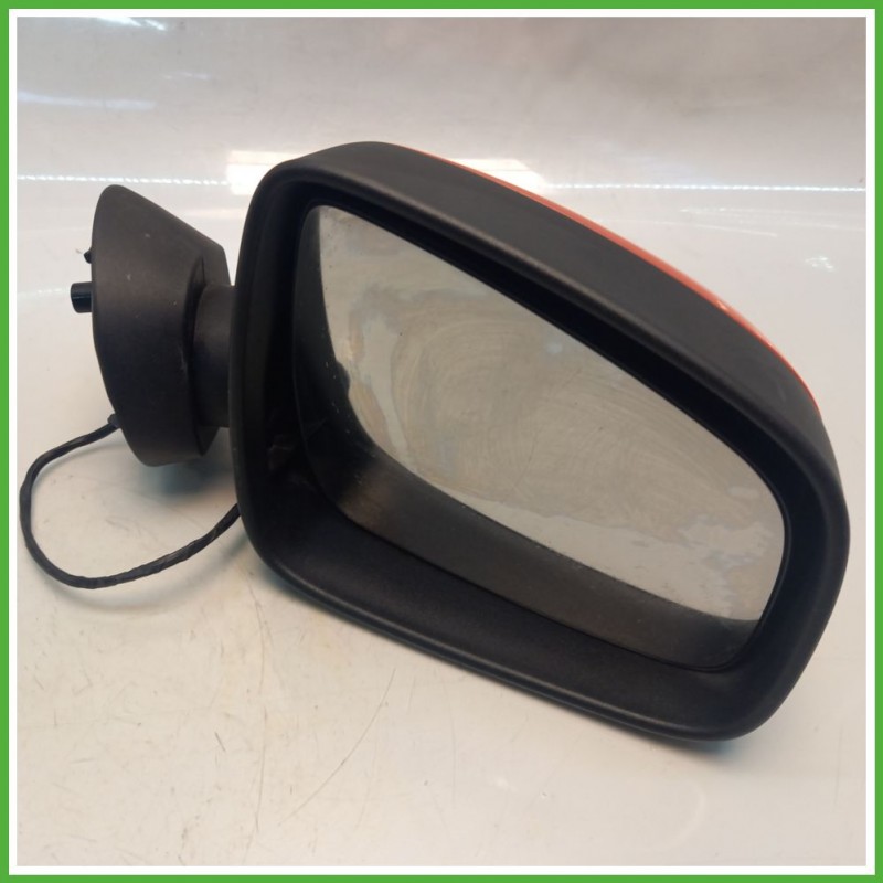 Specchio Specchietto Retrovisore Destro DX ROSSO DACIA SANDERO 2008 2013 FICOSA FICOMIRRORS Originale Usato