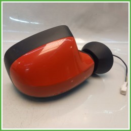 Specchio Specchietto Retrovisore Destro DX ROSSO DACIA SANDERO 2008 2013 FICOSA FICOMIRRORS Originale Usato