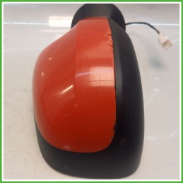 Specchio Specchietto Retrovisore Destro DX ROSSO DACIA SANDERO 2008 2013 FICOSA FICOMIRRORS Originale Usato