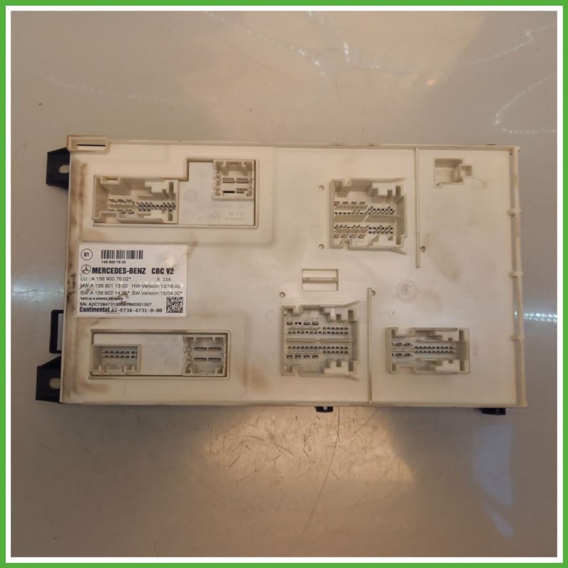 Body Computer Centralina Modulo BCM BSI CONTINENTAL A2C7384731000 MERCEDES-BENZ Classe A W176 A1569011300 2015 2018
