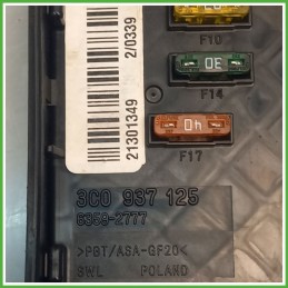 Body Computer Centralina Modulo BCM BSI VOLKSWAGEN 63592777 VOLKSWAGEN PASSAT 3C 2.0 TDI 3C0937125 2005 2010