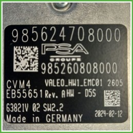 Telecamera Anteriore PEUGEOT 408 985624708000 2022 PSA 985260808000
