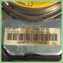 Airbag Guidatore Sinistro SX TOYOTA YARIS FRP 1.3 16V 451300D101B0 2001 2005 TAKATA 16.1850.99.04