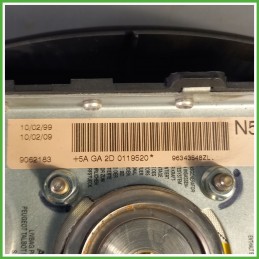 Airbag Guidatore Sinistro SX PEUGEOT 306 1.4 96343548ZL 1997 2002 AUTOLIV