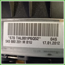 Airbag Guidatore Sinistro SX VOLKSWAGEN POLO 6R 1.2 TDI 5K0880201D 2009 2012 TRW