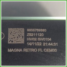 Specchio Specchietto Retrovisore Interno PEUGEOT 408 98357698XT 2022 MAGNA Z9211120