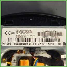 Airbag Guidatore Sinistro SX MERCEDES-BENZ Classe C W/S204 CDI A00086056029116 2007 2011