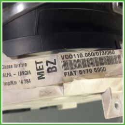 Quadro strumenti contachilometri tachimetro VDO 110.080/073/060 FIAT MULTIPLA 1F 1.6 16V 51779969