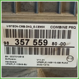 Quadro strumenti contachilometri tachimetro VISTEON VPMPLF-14B115-GB PEUGEOT 408 9835755980