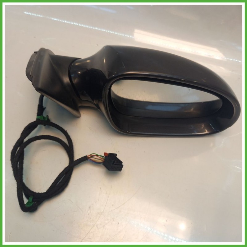 Specchio Specchietto Retrovisore Destro DX GRIGIO SCURO VOLKSWAGEN PASSAT 3C 2005 2010 MAGNA Originale Usato
