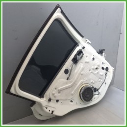 Porta Portiera Sportello Posteriore Sinistra SX BIANCO BANCHISA EWP PEUGEOT 208 Berlina 2012 2015 Originale Usato