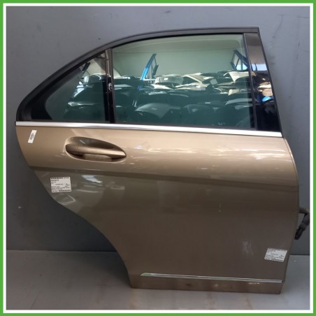 Porta Portiera Sportello Posteriore Destra DX GRIGIO 798 BEIGE SANIDINO MET MERCEDES-BENZ Classe C W/S204 Berlina 2007 2011