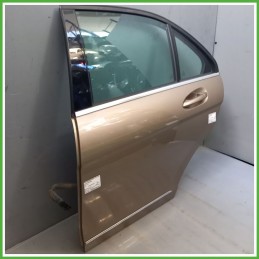 Porta Portiera Sportello Posteriore Sinistra SX GRIGIO 798 BEIGE SANIDINO MET MERCEDES-BENZ Classe C W/S204 Berlina 2007 2011