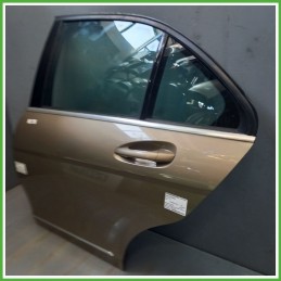 Porta Portiera Sportello Posteriore Sinistra SX GRIGIO 798 BEIGE SANIDINO MET MERCEDES-BENZ Classe C W/S204 Berlina 2007 2011