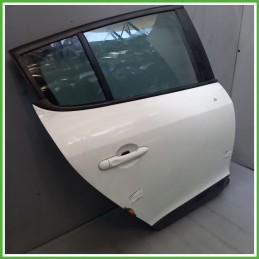 Porta Portiera Sportello Posteriore Destra DX BIANCO OV369 ICE WHITE BC RENAULT MEGANE 3a Serie Berlina 2008 2012 Usato