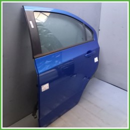 Porta Portiera Sportello Posteriore Sinistra SX BLU CHEVROLET (DAEWOO) AVEO T300 Berlina 2011 Originale Usato